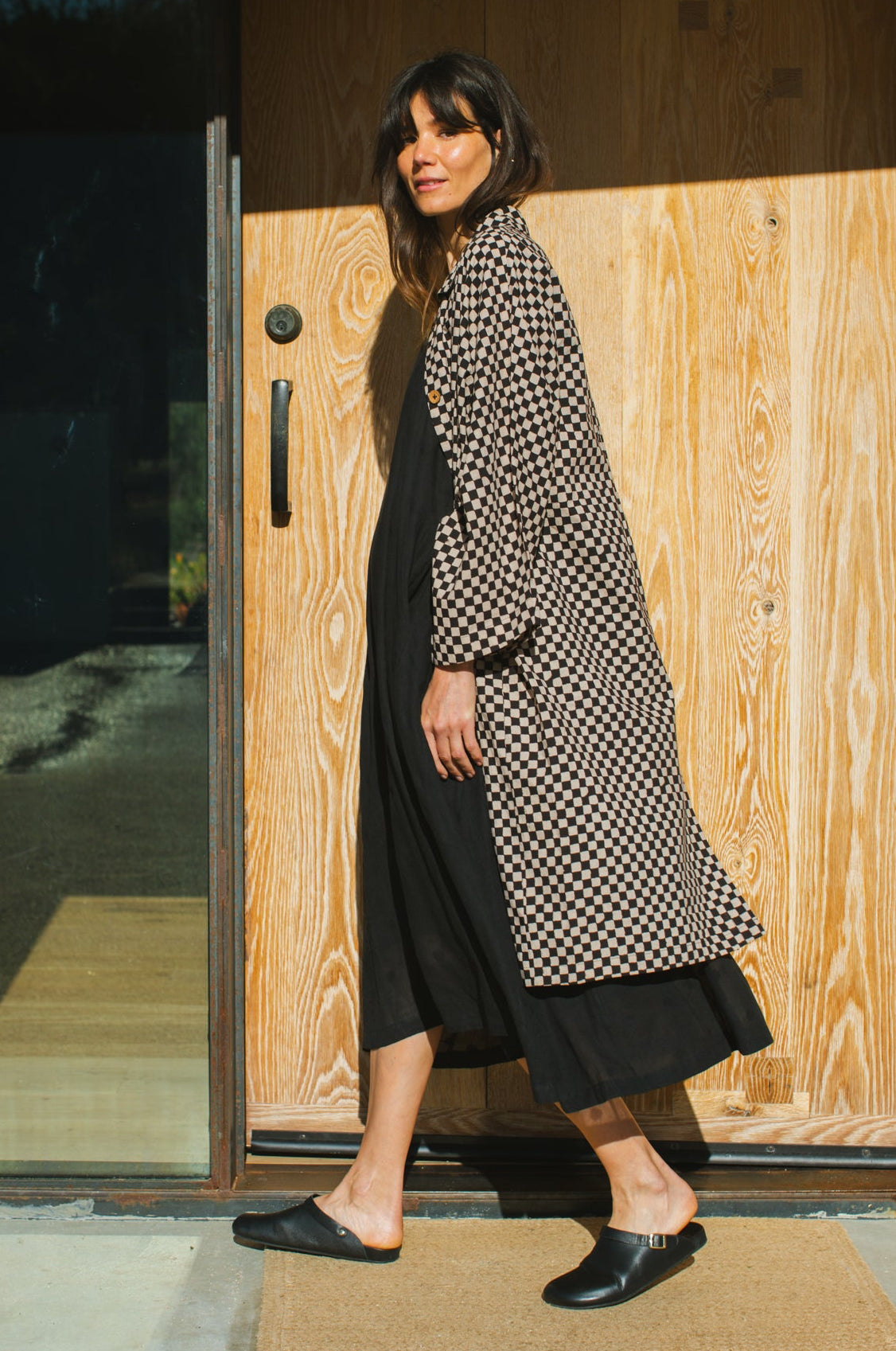 Lightweight Checkered Duster jacket – World of Crow