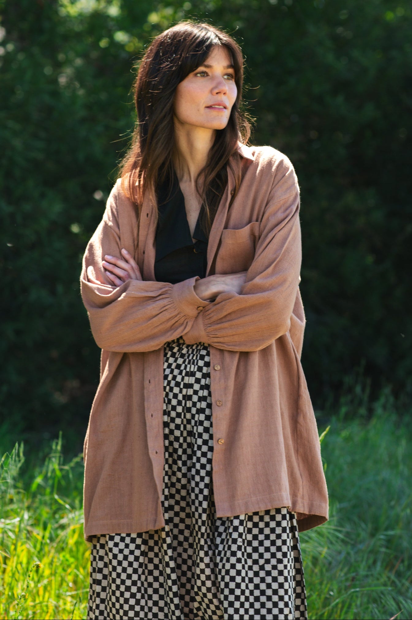 Smorck Artist Smocks For Women Artist Smock In Silk Crepe