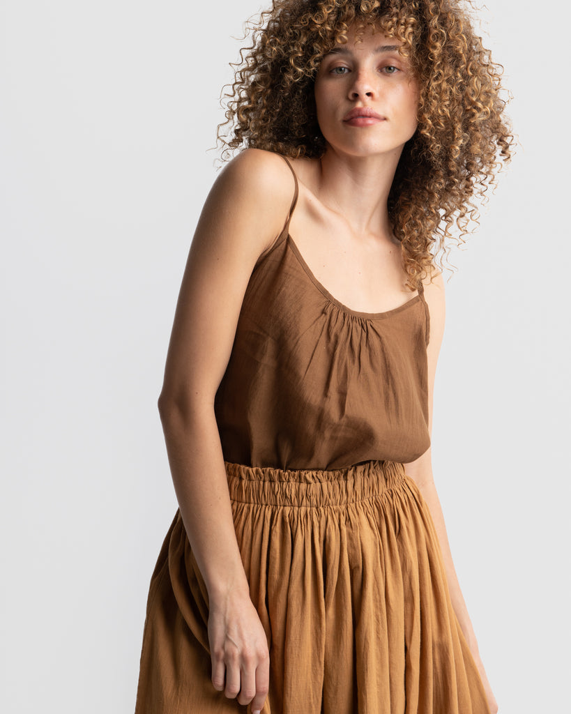 Bombay brown cami top, best sustainable fashion brands, clothing companies that are sustainable, organic cotton women's clothing, 100 organic cotton clothing, cotton cotton clothing, all cotton clothes, all cotton women's clothing, women's cotton clothing online, the minimal clothing, minimal clothes shop
