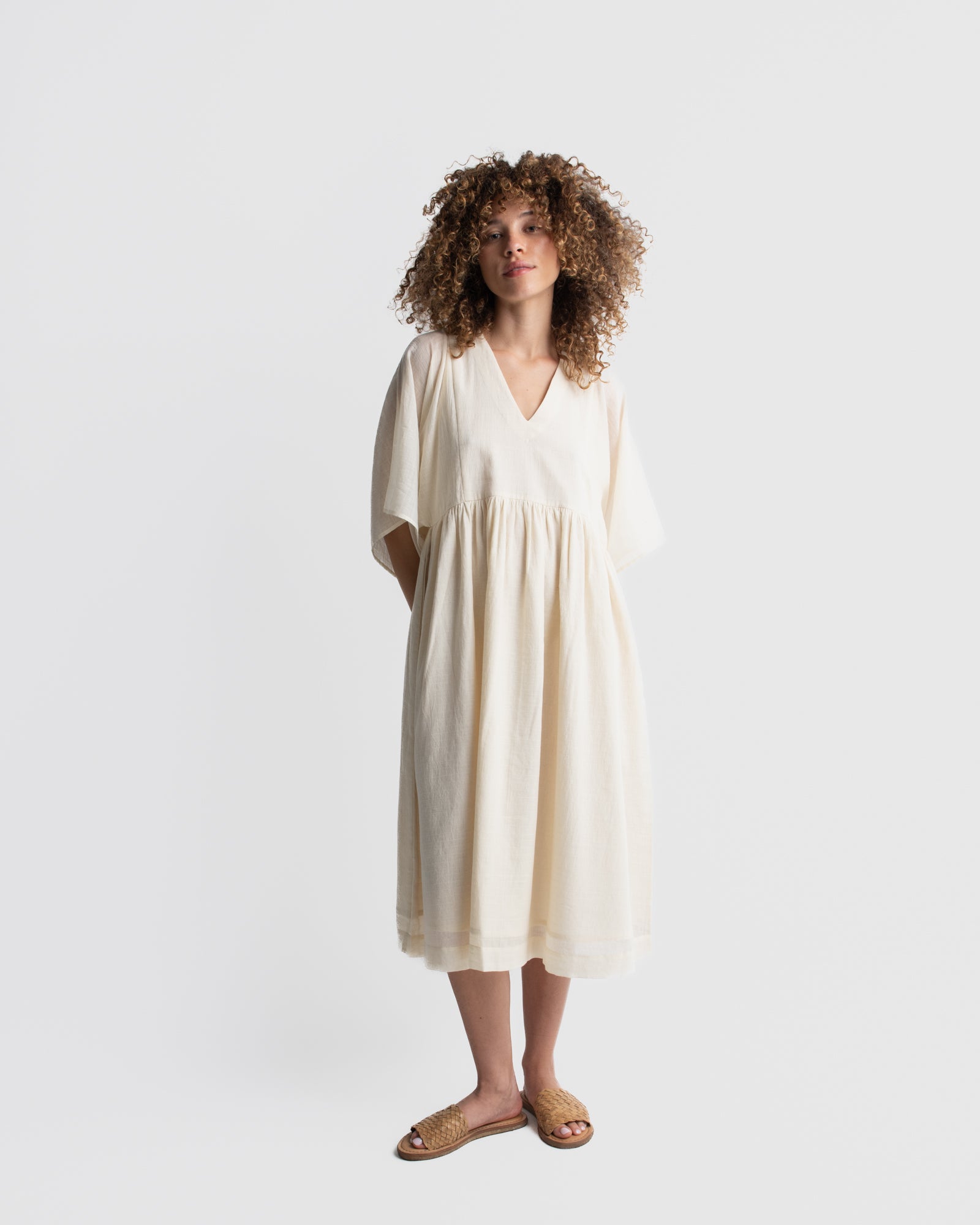 Boxy Sleeve Summer Dress – World of Crow