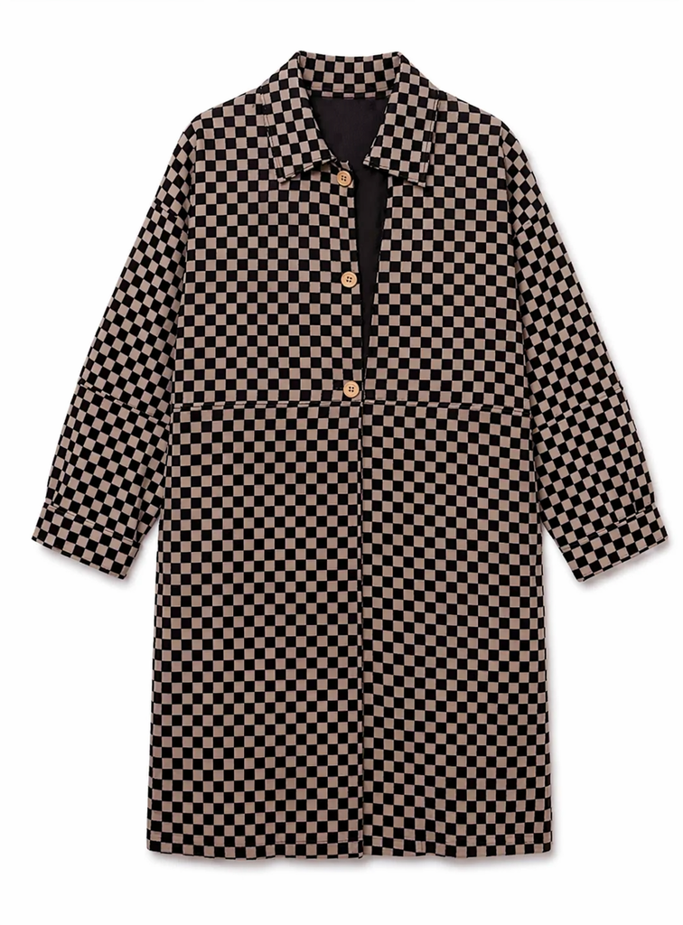 Lightweight Checkered Duster jacket – World of Crow
