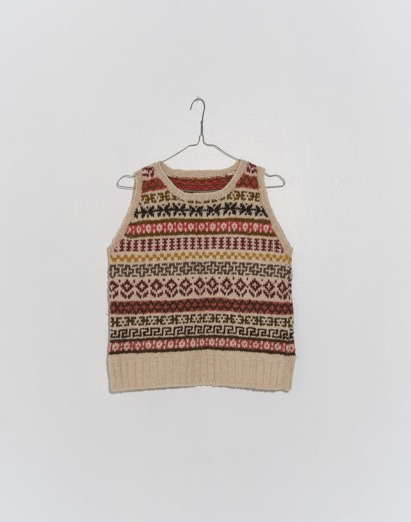 Christmas Sleeveless Sweater Handmade for Women