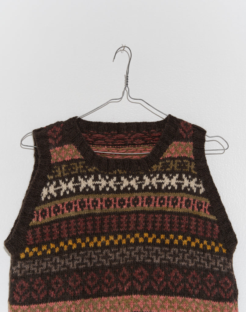 Handmade Knitted Boho Sleeveless Sweater online