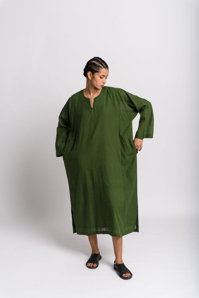 Floaty olive tunic, sustainable women's clothing, top sustainable fashion brands, pure organic cotton clothing, women's cotton clothing brands, organic cotton turtleneck women's, pure cotton shirts for women, best organic clothing companies, brands that use organic cotton, best minimalist womens clothing brands, best simple clothing brands