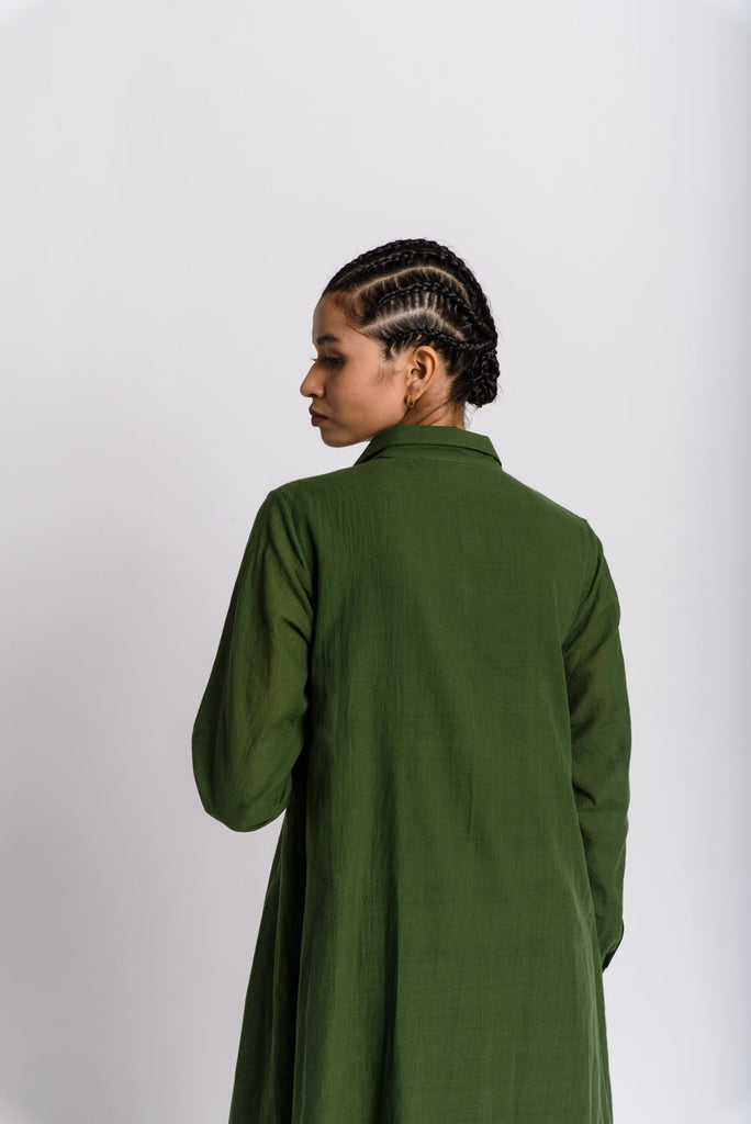 Olive green signature jacket dress, sustainable and ethical clothing brands, sustainable brands clothing, 100 organic cotton clothing, 100 organic cotton women's clothing, 100 percent cotton shirts women, best sustainable women's clothing, organic cotton work shirts, organic fiber clothing, minimalist list of clothes, minimalist style clothing brands