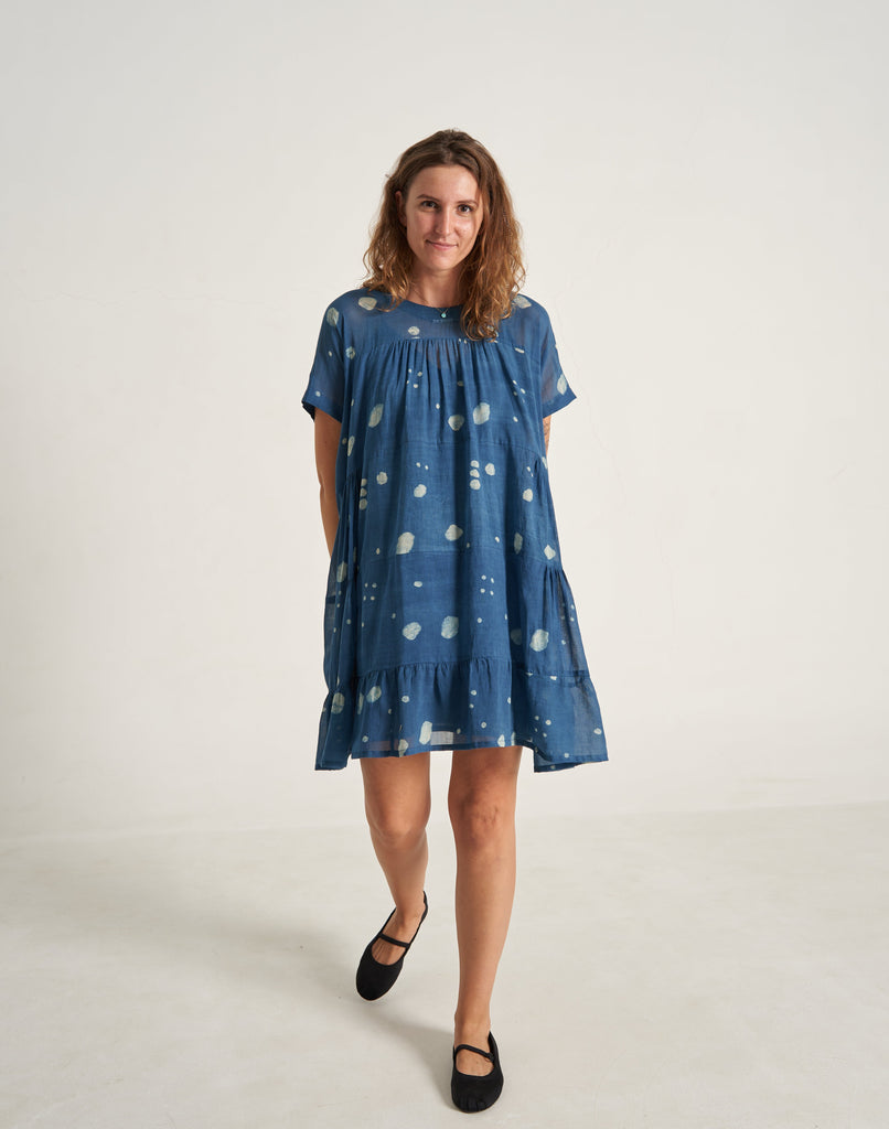 Frond Side Oversized Cloud Dress for Women At World of Crow