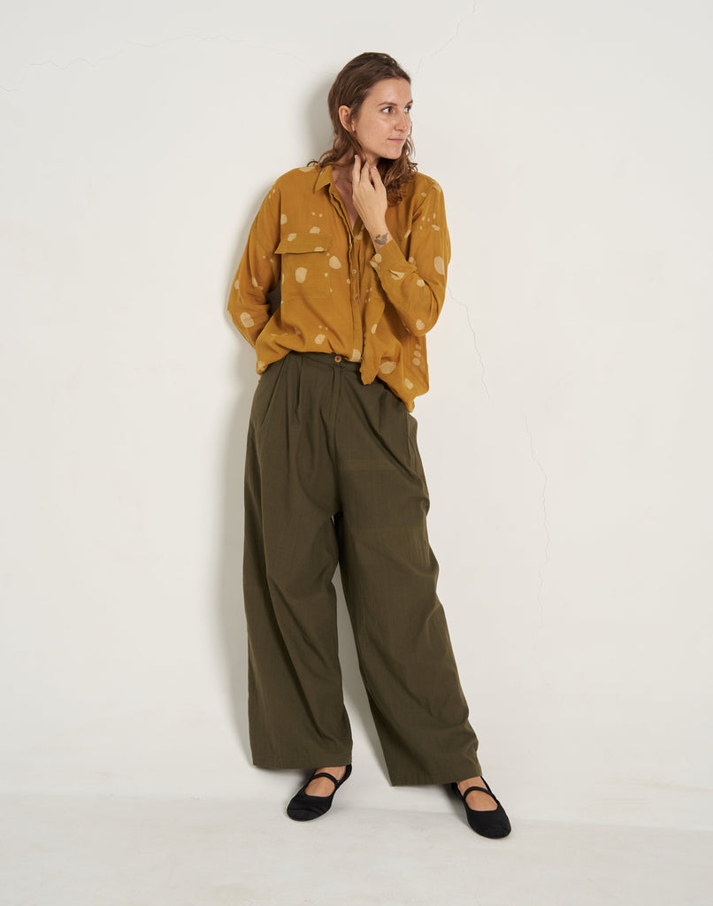 Summer Army Green Pants for Women