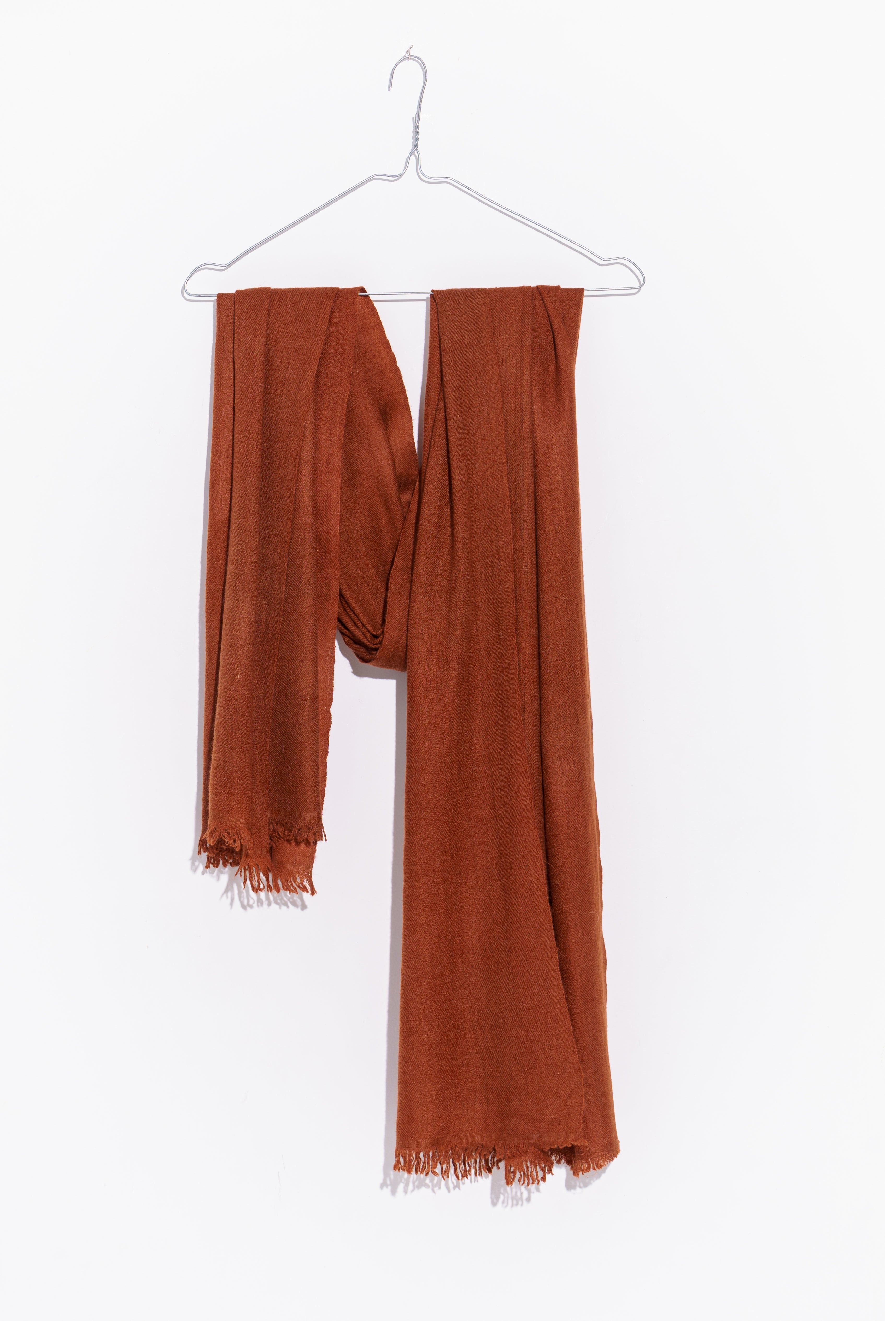 Toasted brown cashmere stole – World of Crow